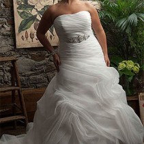 strapless-pleated-bodice-with-beading-organza-plus-size-gown-with-pick-up-skirt